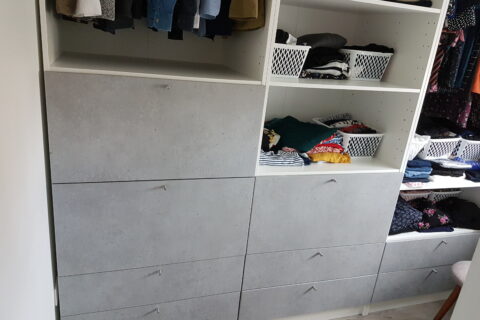 Dressing sur mesure, agencement dressing, aménagement de dressing, Rangement sur mesure