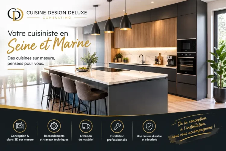 Cuisine Design Deluxe Consulting : votre cuisiniste en Seine et Marne