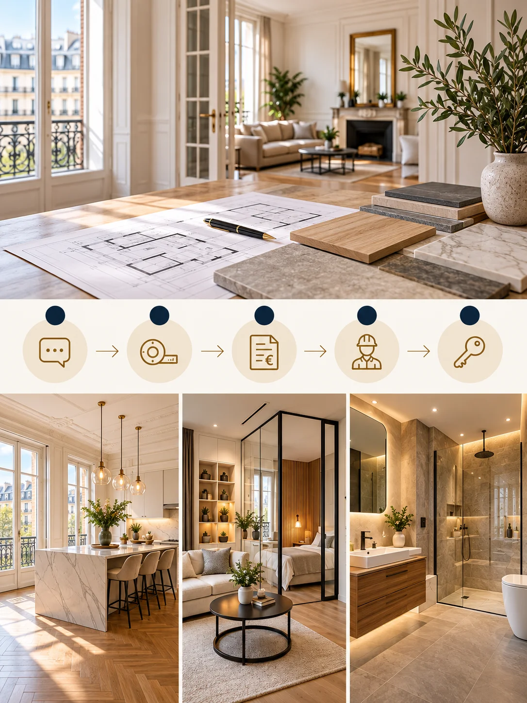 Les étapes de votre rénovation