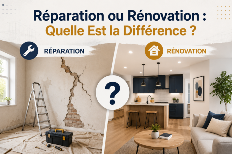 Réparation ou Rénovation : Quelle Est la Différence ?