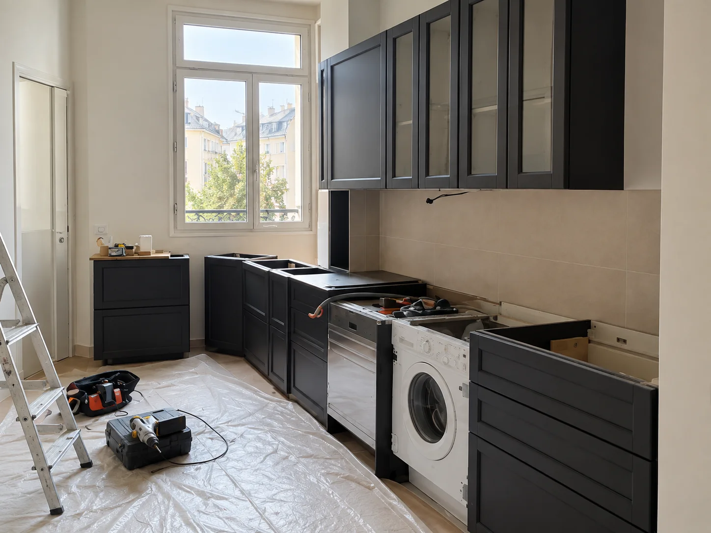 Travaux et pose