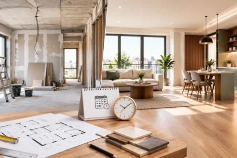 Combien de temps faut-il pour rénover un appartement?