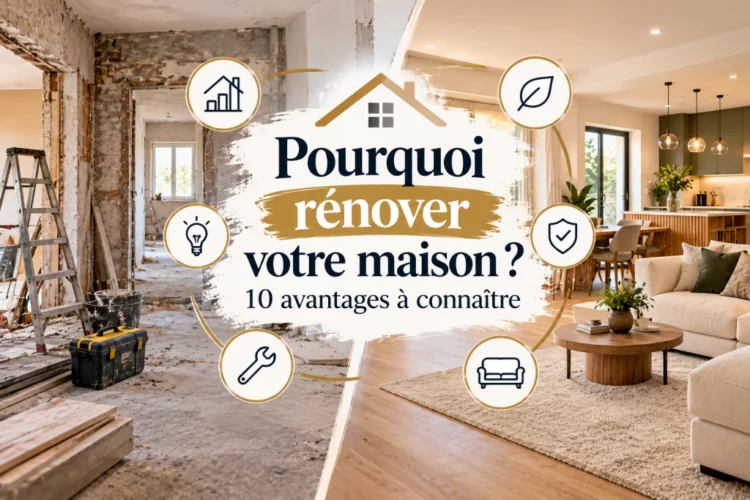 Pourquoi rénover votre maison? 10 avantages à connaître
