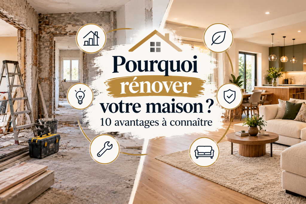 Pourquoi rénover votre maison? 10 avantages à connaître